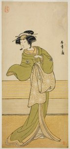 De Acteur Yamashita Mangiku I in een Ongeïdentificeerde Rol