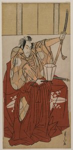 Ichikawa Monnosuke II als Urabe no Suetake door Katsukawa Shunzan