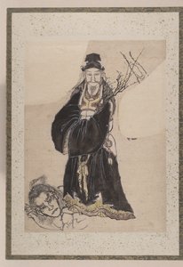 Album met schetsen van Katsushika Hokusai en zijn leerlingen door Katsushika Hokusai