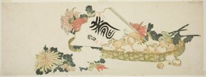Een Herfstgeschenk door Katsushika Hokusai