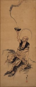 Arhat door Katsushika Hokusai