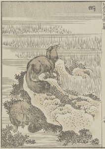 Das, ca. 1840 door Katsushika Hokusai