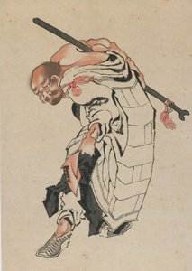 Boeddhistische Figuur door Katsushika Hokusai