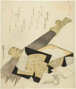 Kliswortel, uit de serie "Een selectie van paarden" door Katsushika Hokusai