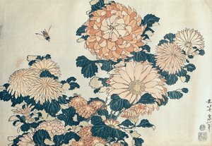 Chrysanten door Katsushika Hokusai