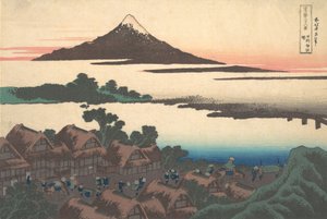 Dageraad bij Isawa in de provincie Kai, uit de serie Zesendertig..., ca. 1830-32