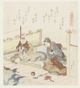 Greppel schelp door Katsushika Hokusai