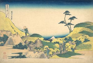 Lower Meguro Shimo Meguro, uit de serie Zesendertig gezichten op de berg Fuji, ca. 1830-32