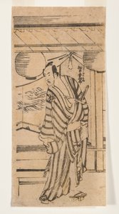 Matsumoto Koshiro als Tsurigane no Mibu, 1788-92 (houtsnede)