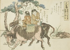 Mishima, uit een ongetitelde serie van de drieënvijftig stations van de Tokaido