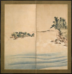 Mount Fuji en Enoshima, Edo Periode, ca. 1825