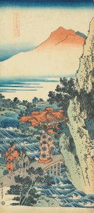 Afdruk uit de serie "Een ware spiegel van Chinese en Japanse gedichten" door Katsushika Hokusai