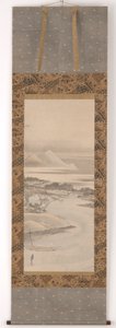 Rivierlandschap door Katsushika Hokusai