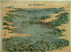 Shiogama en Matsushima in de provincie Mutsu