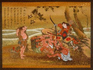 Tametomo en de Demonen op Onigashima