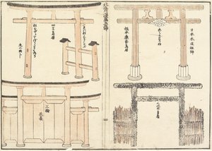 Verschillende soorten Torii-boog, 1816
