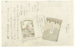 Twee boeken door Katsushika Hôtei Hokuga