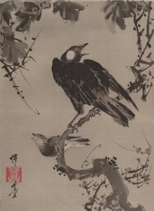Spreeuwen op een Tak, ca. 1887