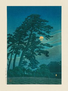 De maan bij Magome