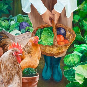 Verse oogst uit de tuin