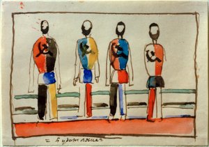 Budetijane (Toekomstianen) door Kazimir Severinovich Malevich