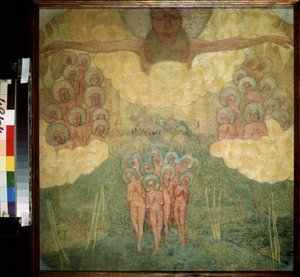 Schets voor een fresco. De triomf van de hemelen