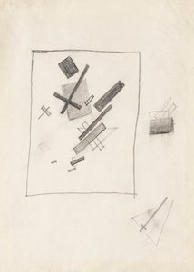 Gemengde gevoelens, c. 1916 door Kazimir Severinovich Malevich