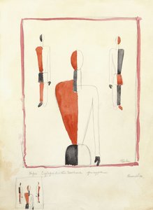 Drie suprematistische figuren, ca. 1921-2