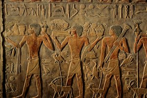 Egypte; Oude Koninkrijk; Saqqara; Sakkara; Graf van Ptah Hotep; Eeuwigheid door Kenneth Garrett