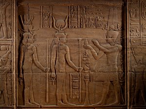 MM7836; Cleopatra; Egypte; Philae Tempel; Aswan; Isis Tempel; Laatste farao