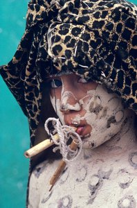 Olmec Enigma; Poncho Dans met "tijger"; Tenosique; Mexico