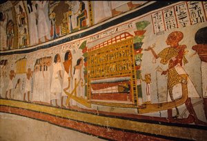Graf van Roy; begrafenisstoet, 18e dynastie. Vallei der Edelen; Thebe; Egypte; Nieuwe Rijk door Kenneth Garrett