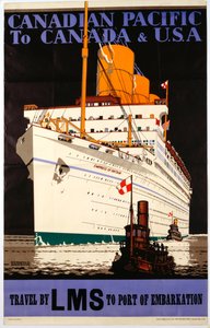Canadian Pacific naar Canada & USA door Kenneth Shoesmith