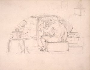 (Rotunda van het Capitool van de staat Iowa) (Fabrikanten, studie voor panel)