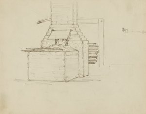 (Rotunda van het Capitool van de staat Iowa) (Fabrikanten, studie voor panel)