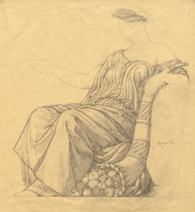 Schets door Kenyon Cox