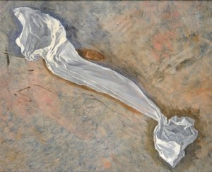 Studie voor Draperie van "De jacht op het ideaal".