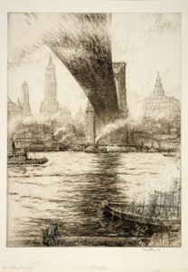 Brooklyn Bridge door Kerr Eby