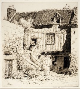 Klein huis, Amboise door Kerr Eby