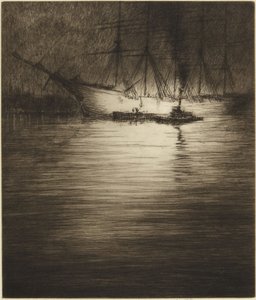 Nachtelijk laden door Kerr Eby