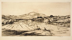 St. Cyr Landschap door Kerr Eby