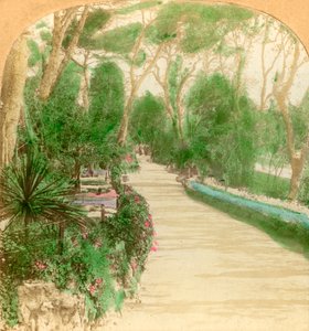 Promenade, Alameda Garden, Rots van Gibraltar, 1896