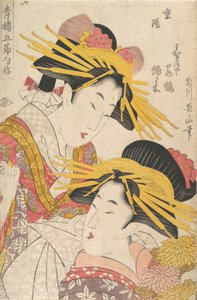 Album van Prenten door Kikugawa Eizan, Utagawa Kunisada, en Utagawa Kunimaru, 19e eeuw
