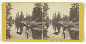 Merced River, Yosemite, Cal., 1855-75. Makers: Kilburn Brothers, BW Kilburn door Kilburn Brothers, BW Kilburn