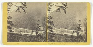Profile House, Franconia Notch, 1855-75 door Kilburn Brothers, BW Kilburn