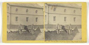Rebelshot vastgelopen in Union Gun, Slag bij Gettysburg, 185575 door Kilburn Brothers, BW Kilburn