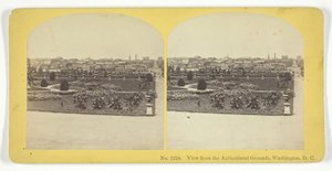 Uitzicht vanaf de landbouwgronden, Washington, D.C. door Kilburn Brothers, BW Kilburn
