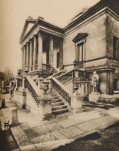 Portiek-ingang naar Chiswick House, een achttiende-eeuwse overleving door King