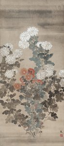 Chrysanten door Kitagawa Sosetsu