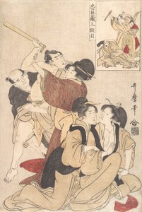 Chushingura Act III, ca. 1800 door Kitagawa Utamaro